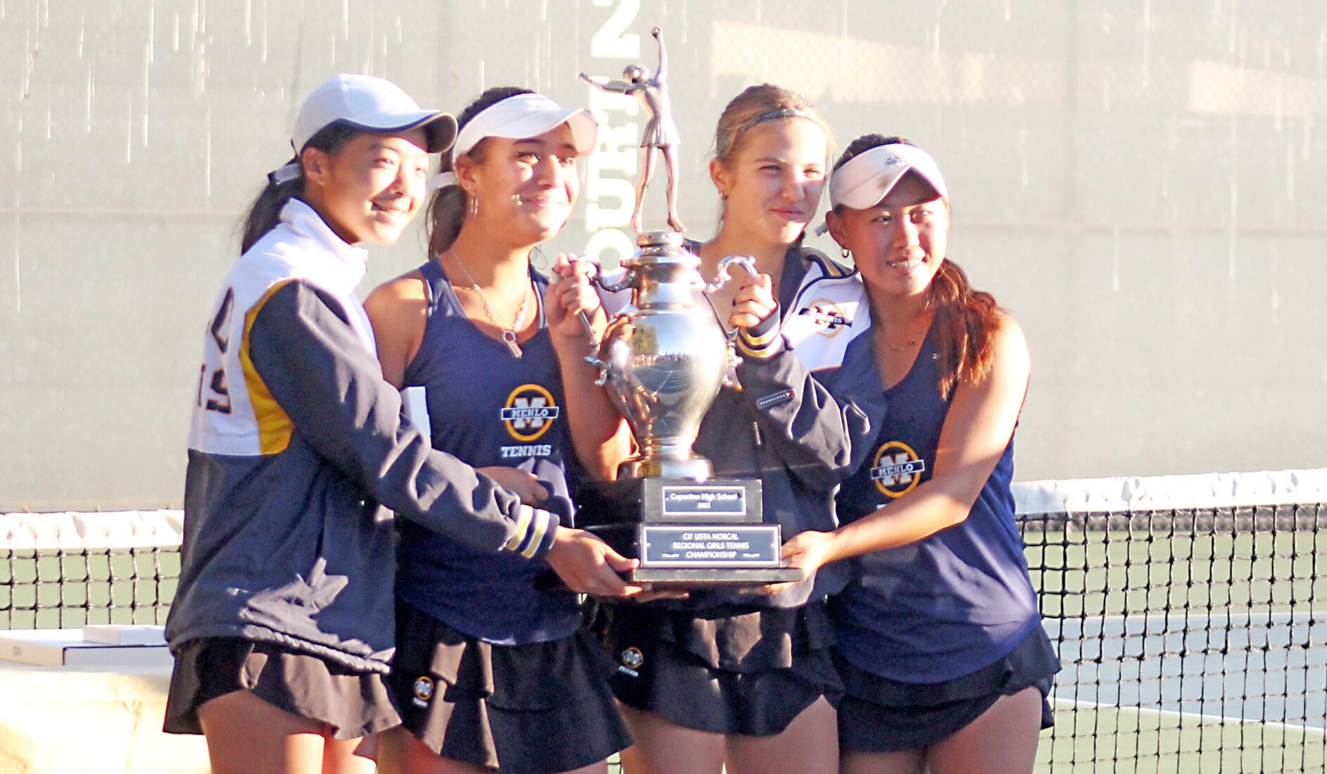 Menlo girls’ tennis team Nor Cal title